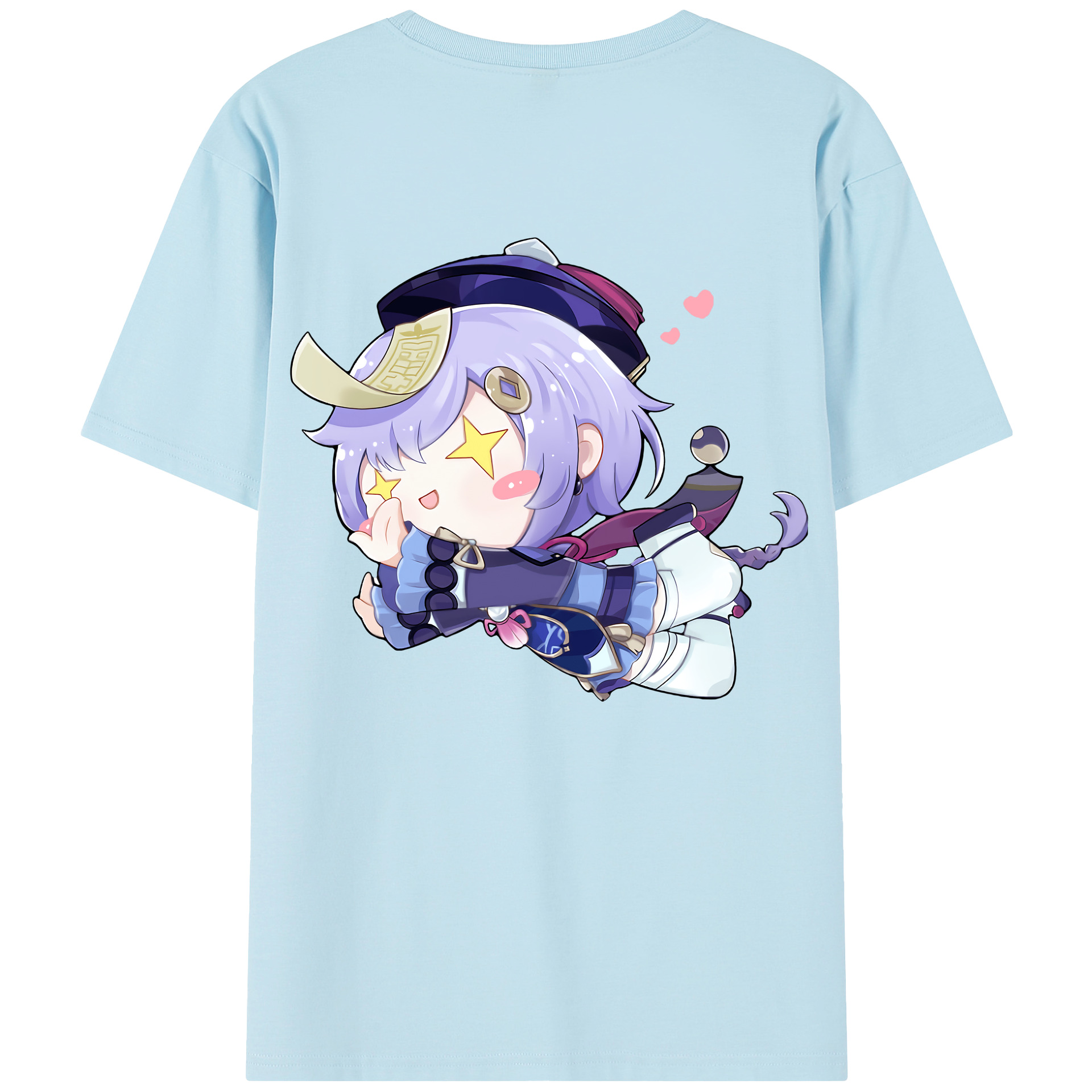 げんし神 七七 なな  genshin Nana 綿100％半袖Tシャツ（背面プリント）